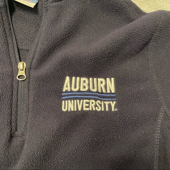 Auburn University Quarter Zip dark navy - Picture 4 of 4